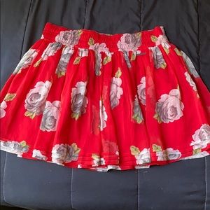 Floral Abercrombie & Fitch Skirt